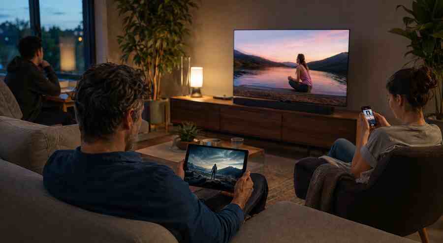 Television plan choices representing duration and simultaneous connections